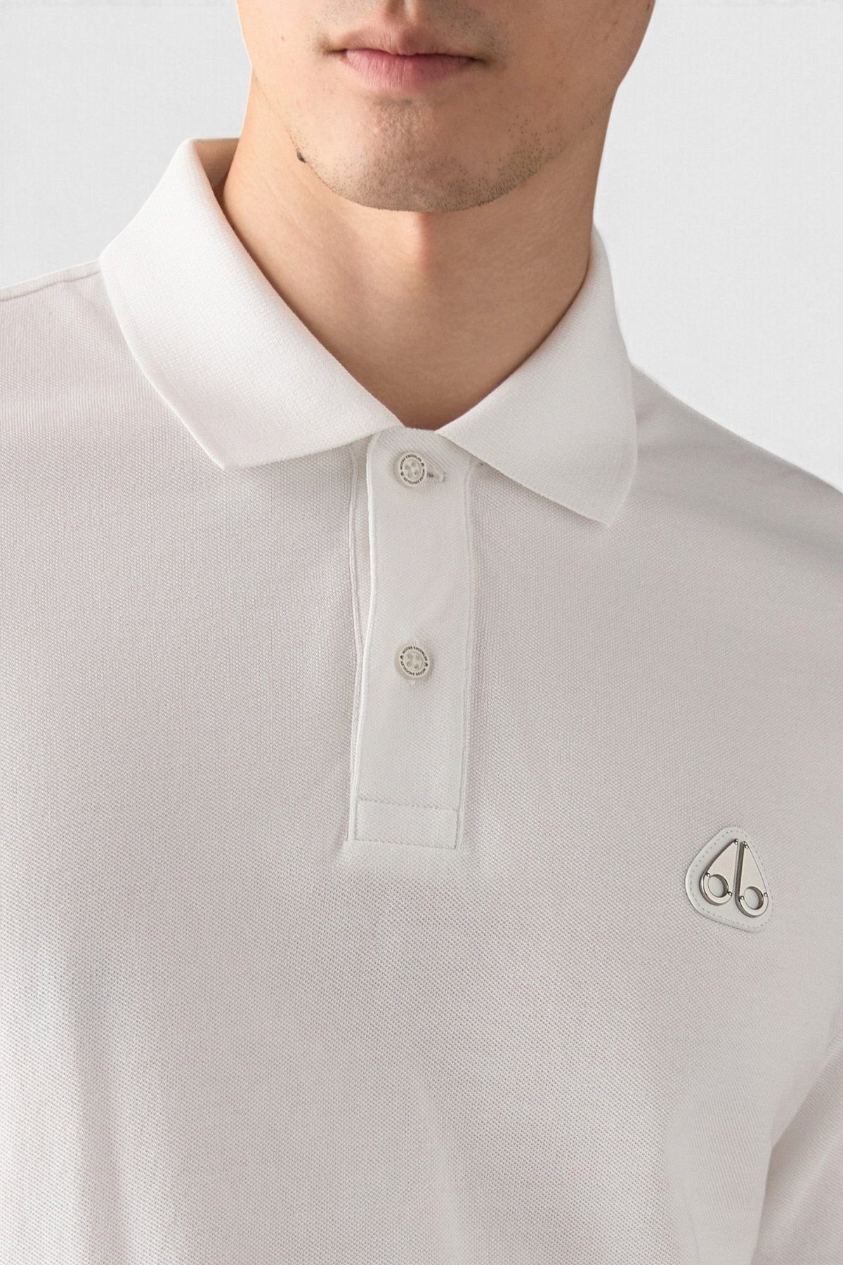 MOOSE KNUCKLES EVERETT POLO – WHITE