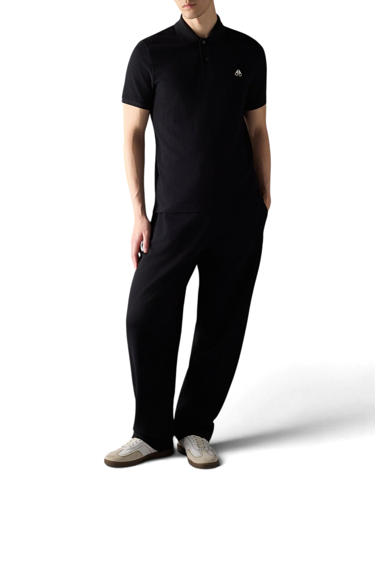 MOOSE KNUCKLES EVERETT POLO – BLACK