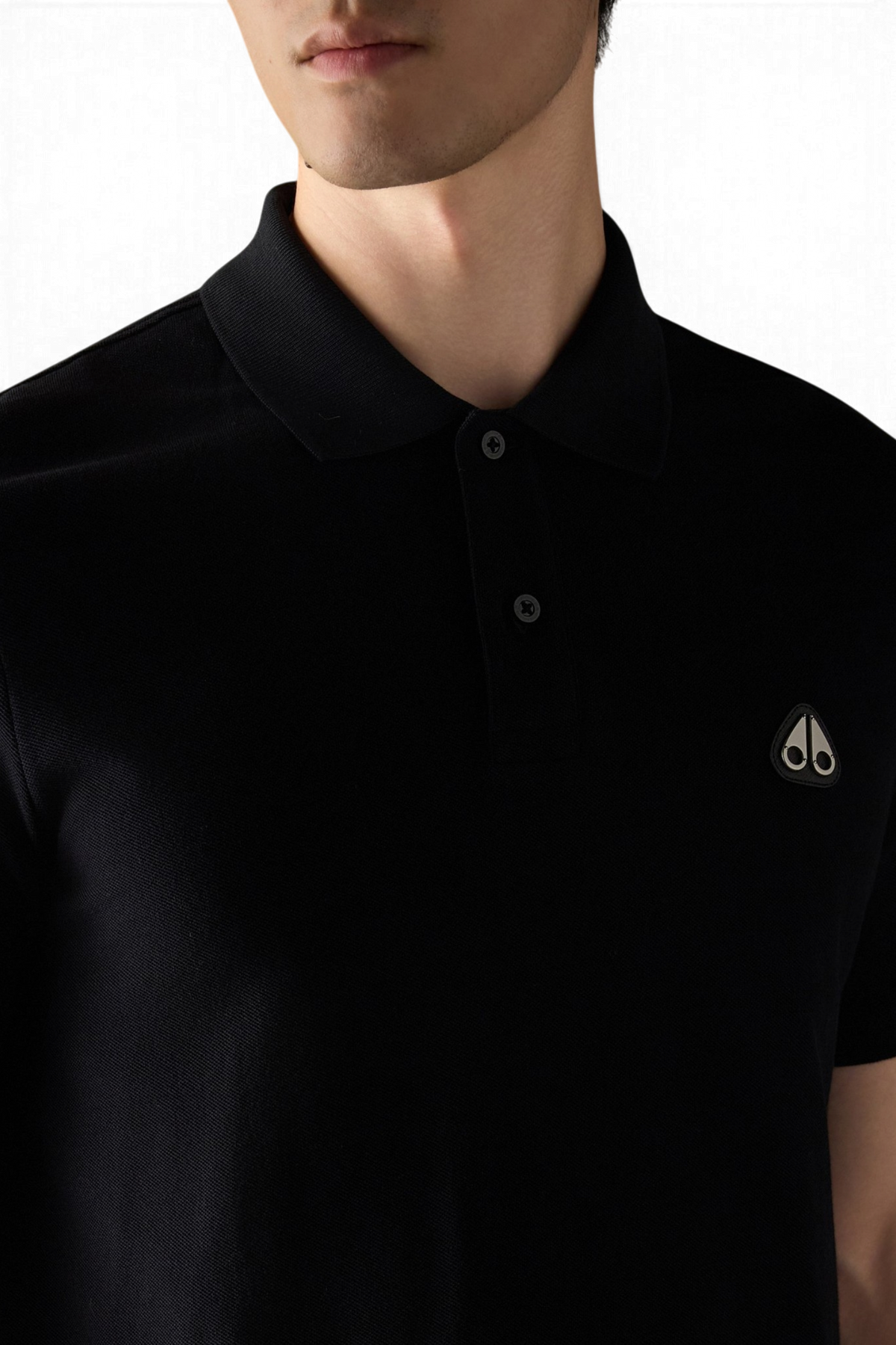 MOOSE KNUCKLES EVERETT POLO – BLACK