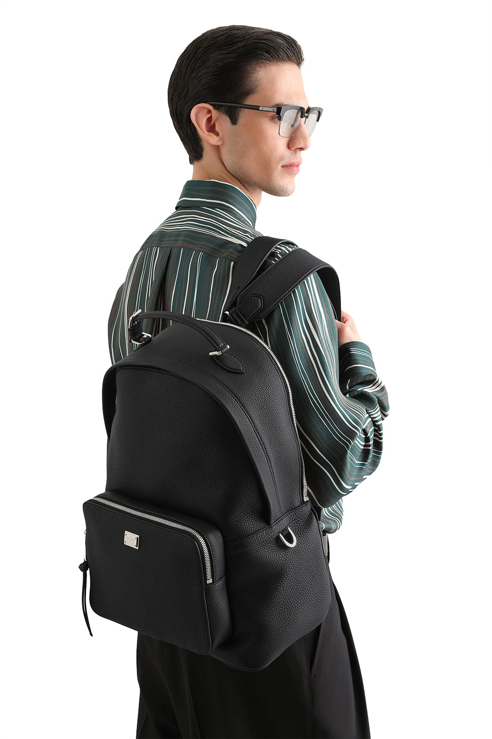 DOLCE & GABBANA Zaino vittoria in pelle di vitello