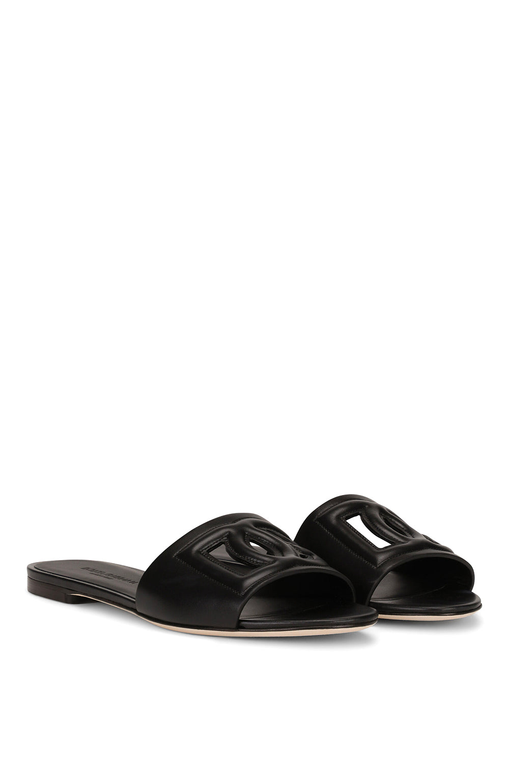 DOLCE & GABBANA Slide in pelle di vitello