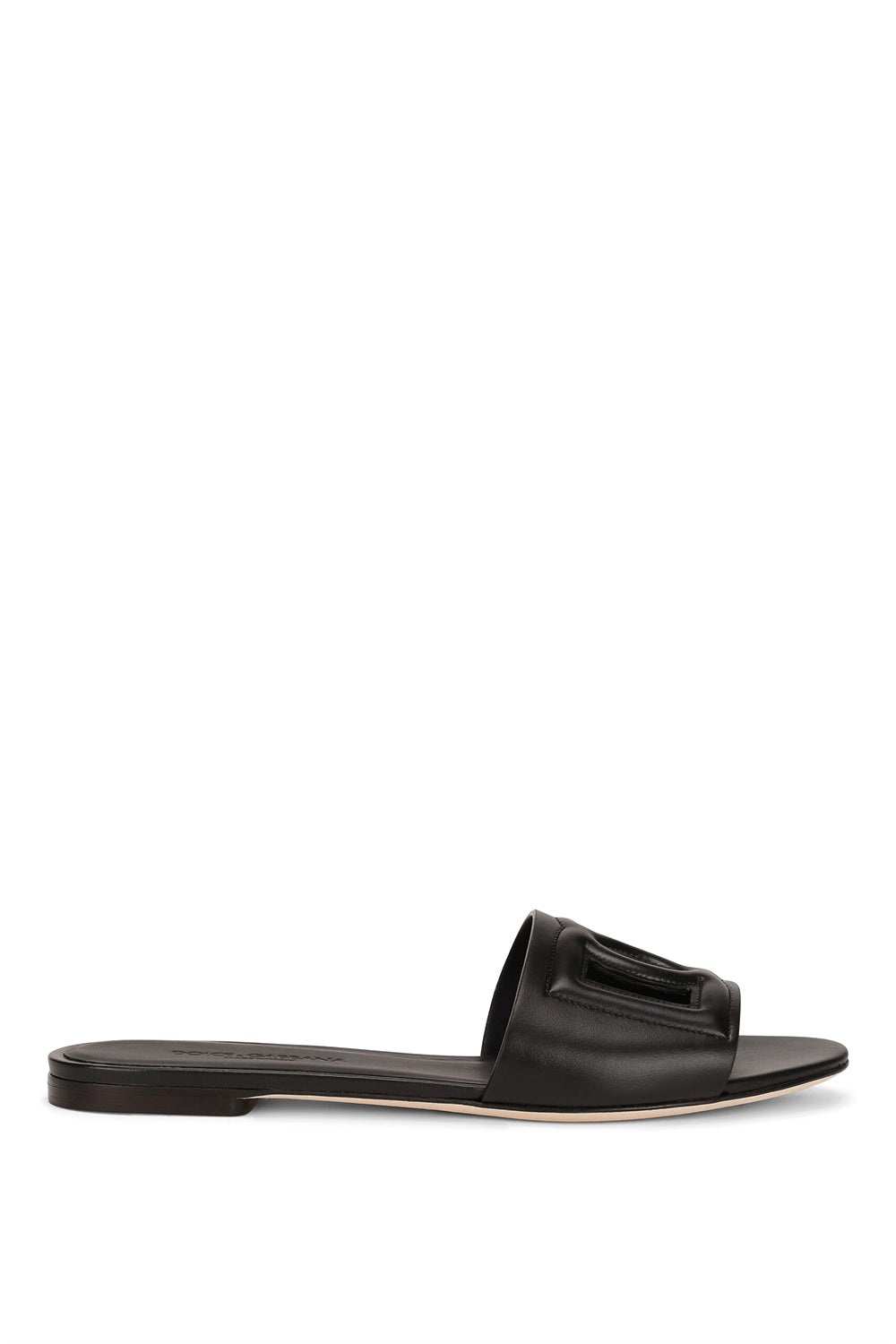 DOLCE & GABBANA Slide in pelle di vitello