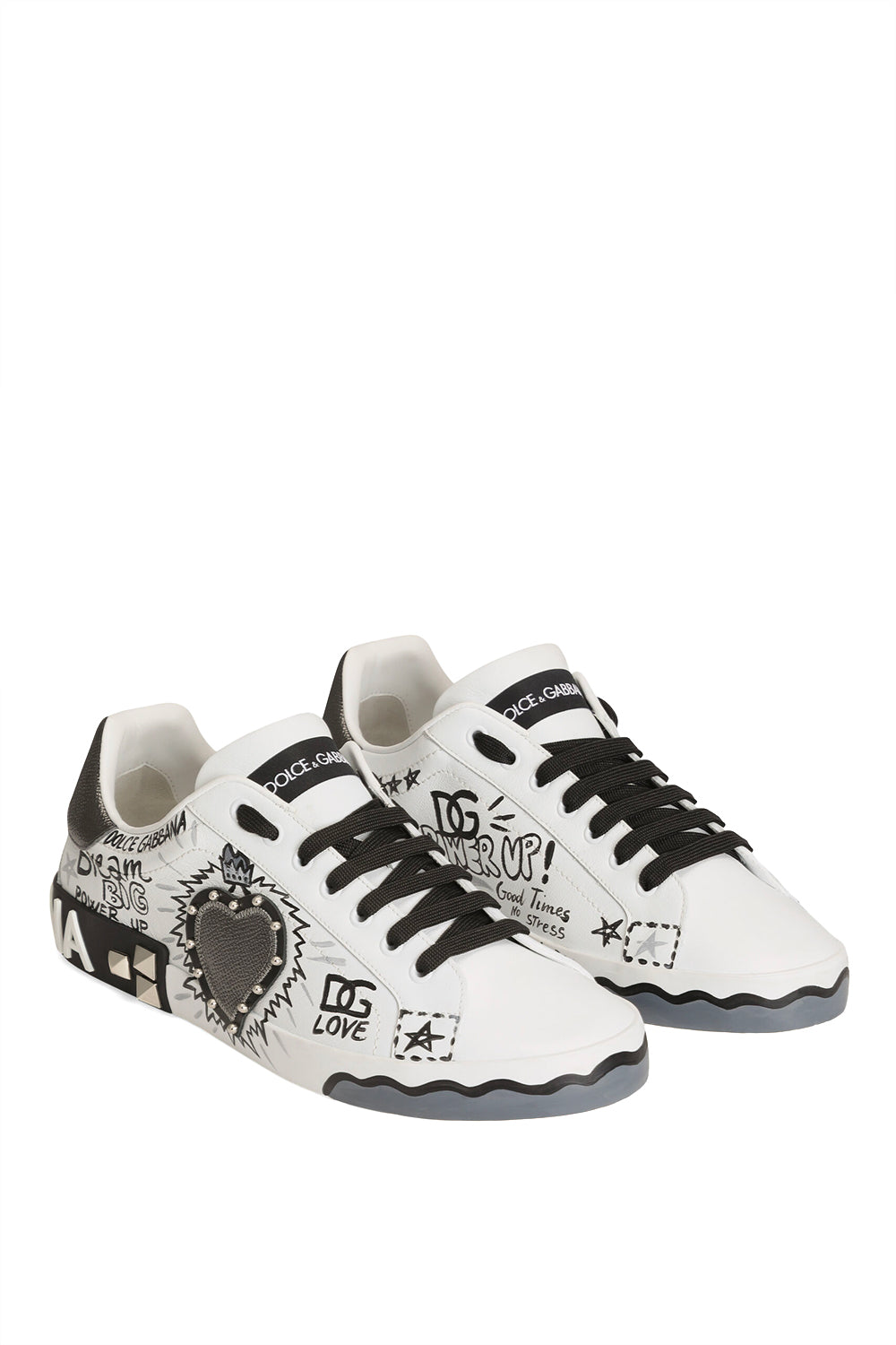 DOLCE & GABBANA Portofino Sneakers in Calfskin