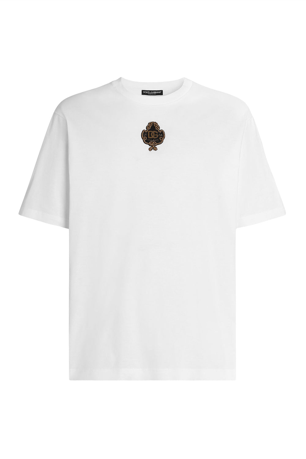 DOLCE & GABBANA 棉质T恤，带贴片