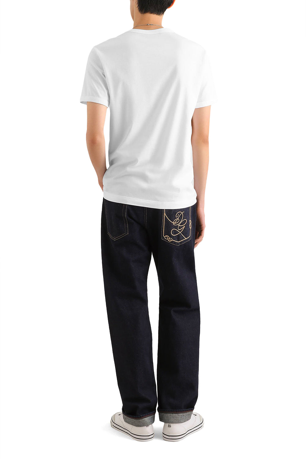 DOLCE & GABBANA T-shirt in cotone con patch