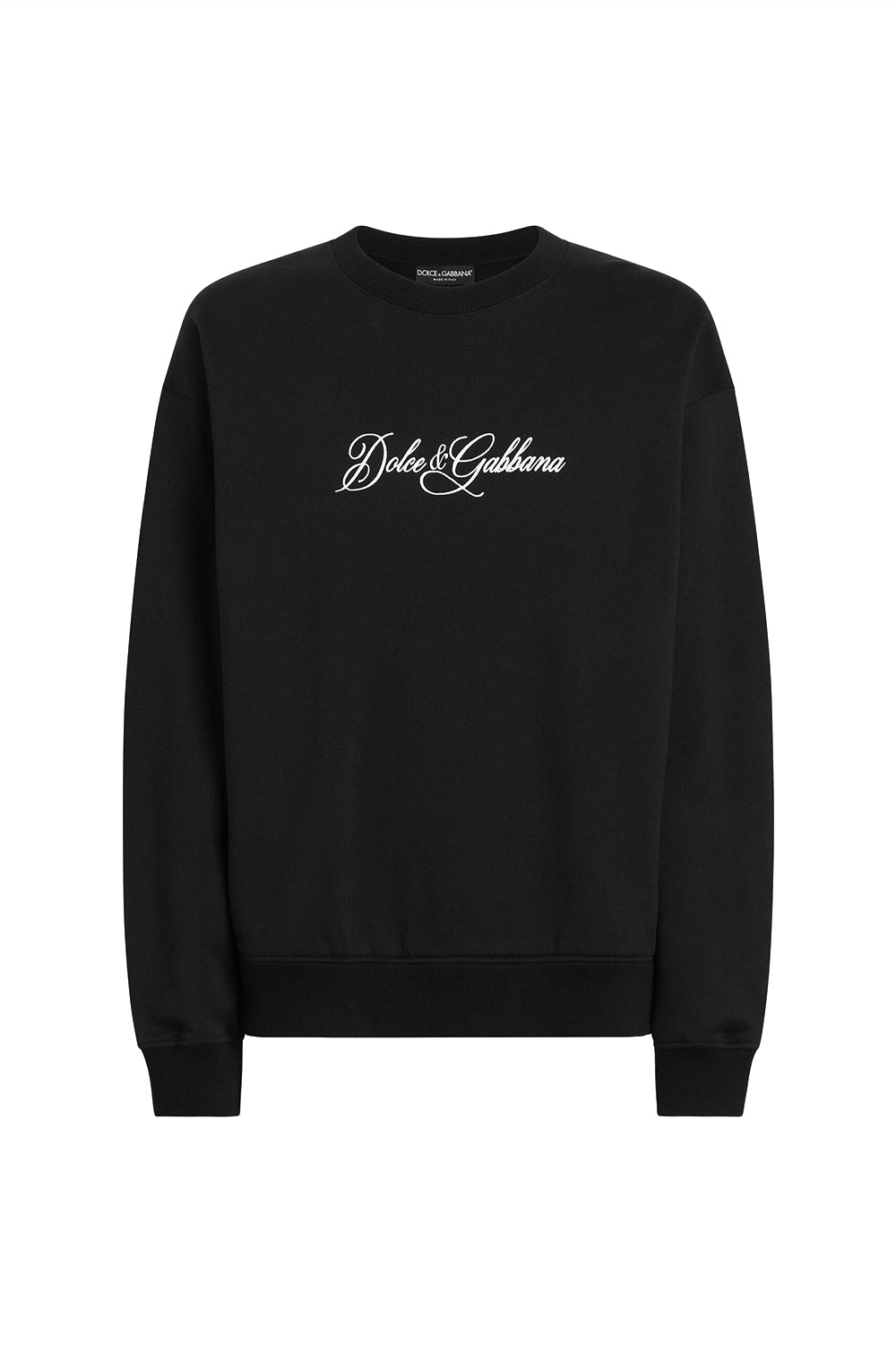 DOLCE & GABBANA 印有品牌标识的纯棉卫衣