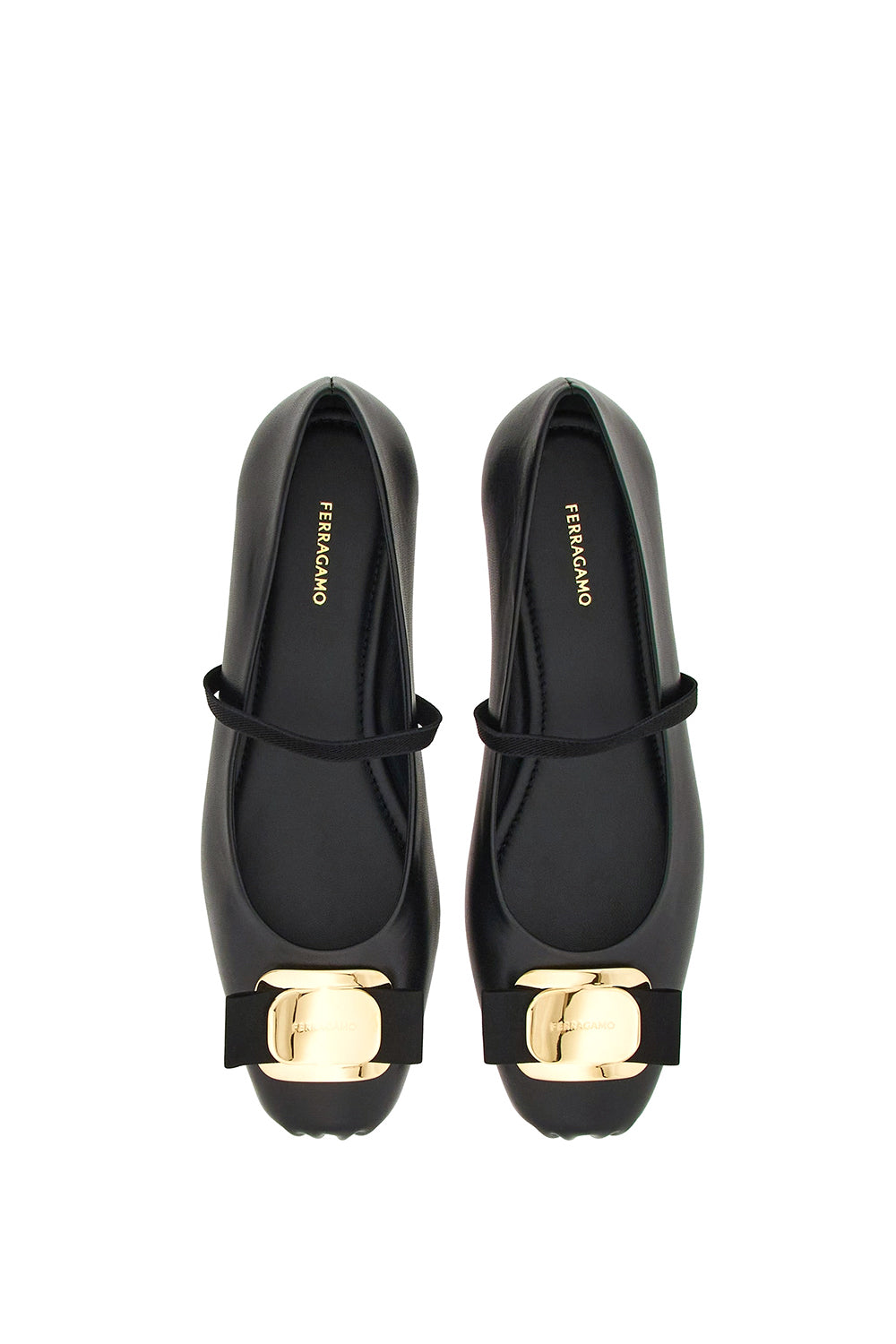 FERRAGAMO 발레리나 신발, 뉴 바라 플레이트
