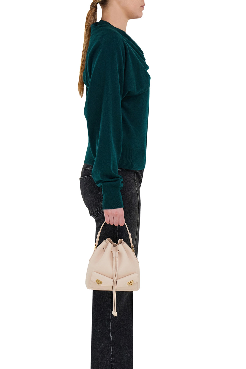 FERRAGAMO Beuteltasche mit mehreren Fächern