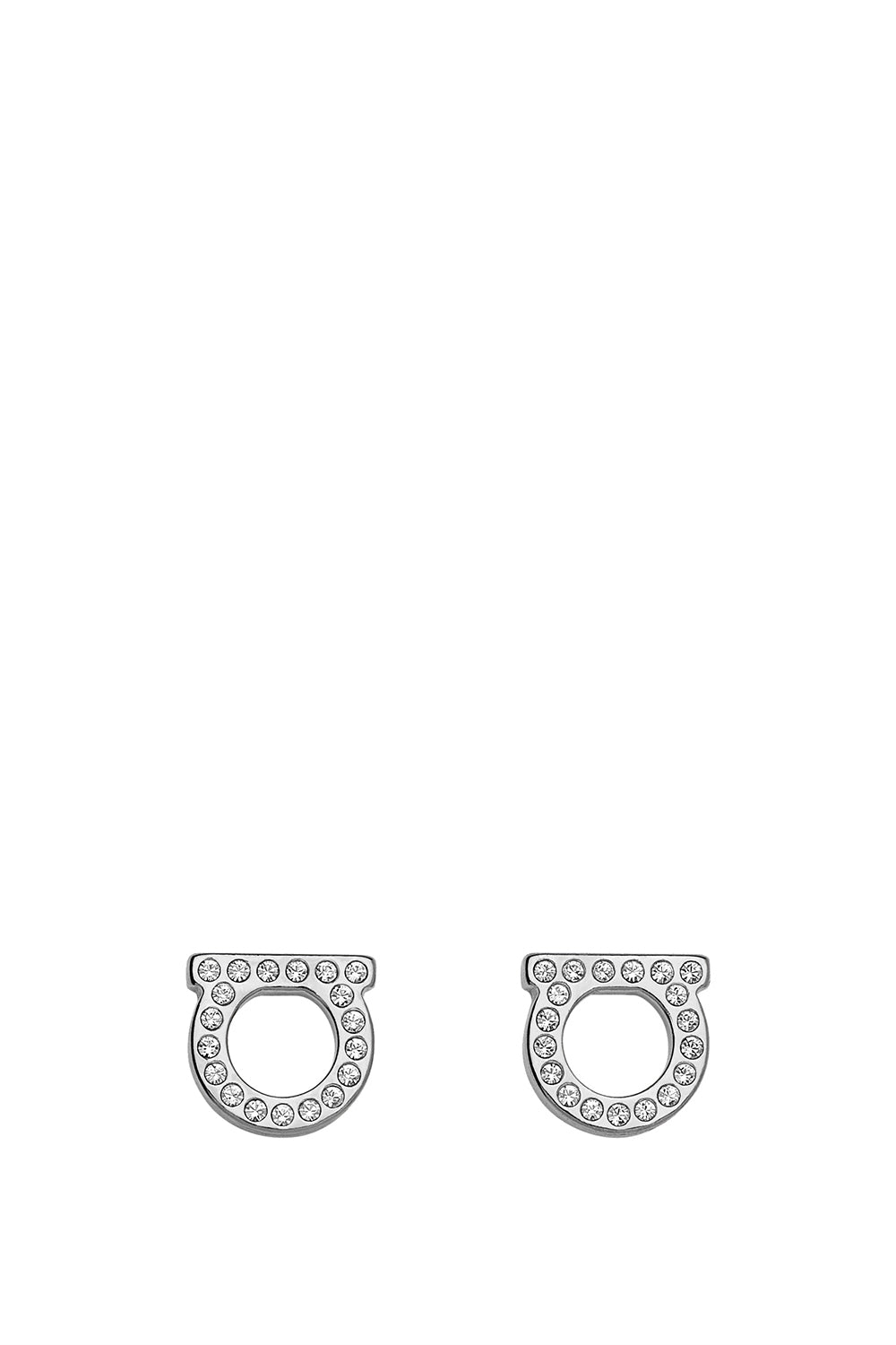 FERRAGAMO Ohrringe „Gancini Crystals“ (S)