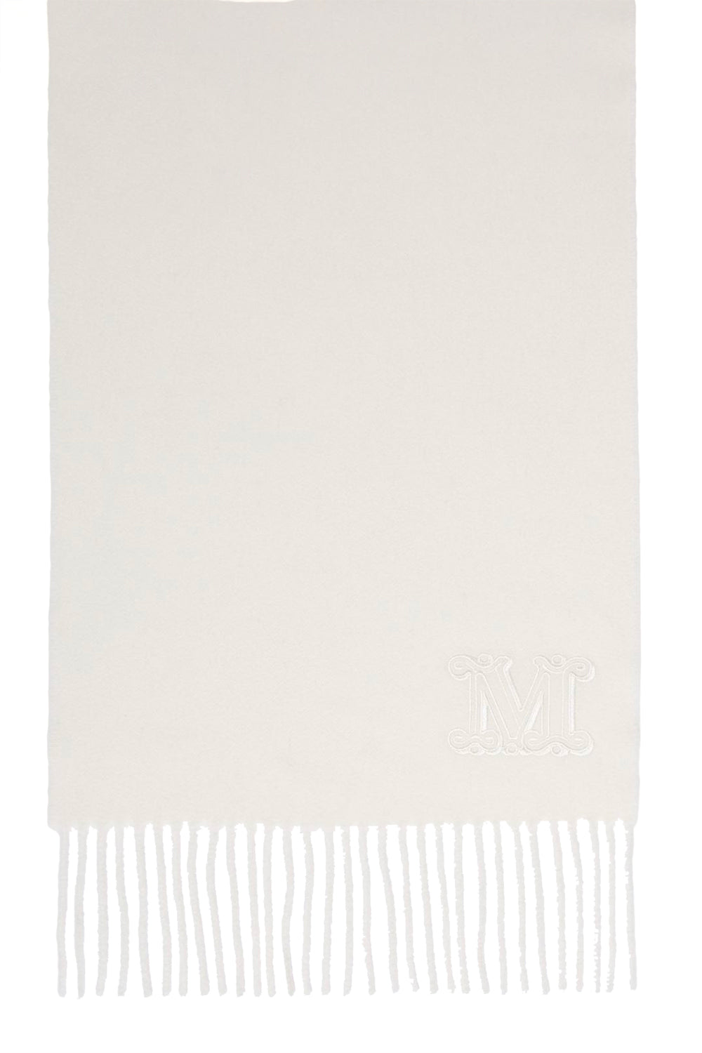 MAX MARA Kaschmir-Stola mit „WSDALIA“-Monogramm-Stickerei