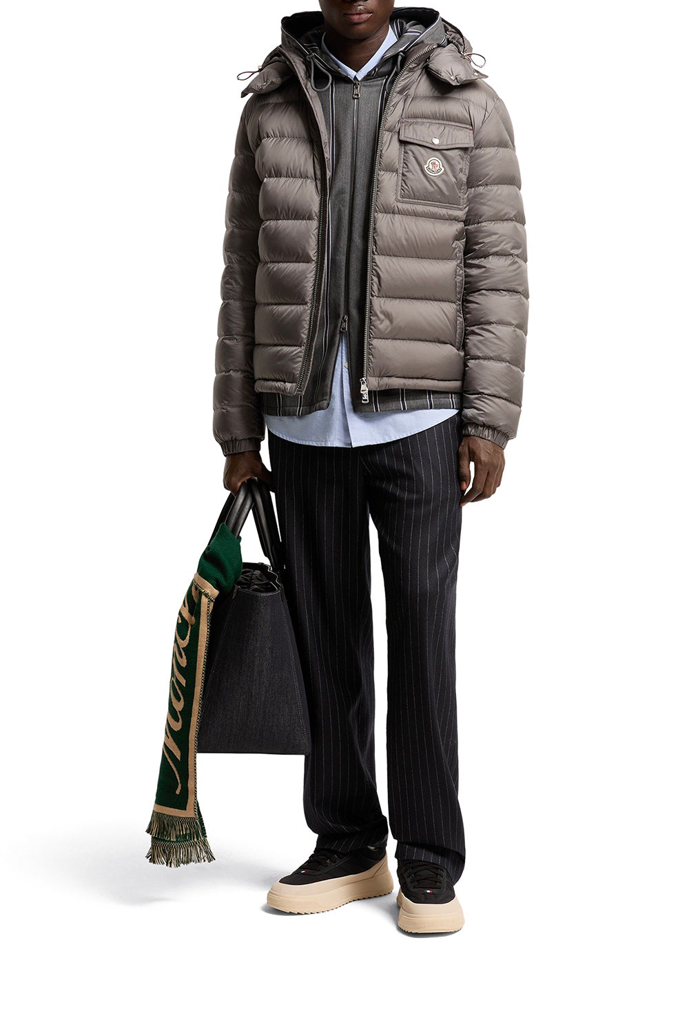 MONCLER 후드 달린 Verith 숏 다운 재킷