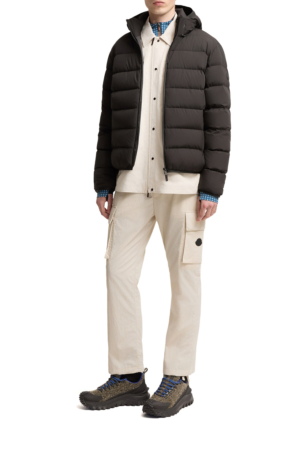 MONCLER 후드 달린 Arajoki 숏 다운 재킷