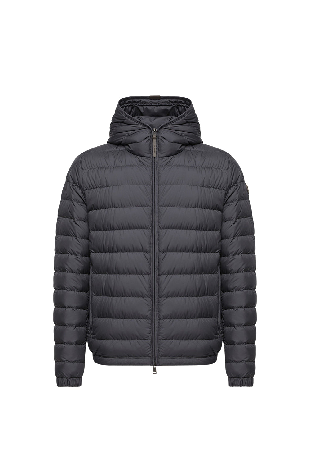 MONCLER Piumino corto Solienn con cappuccio