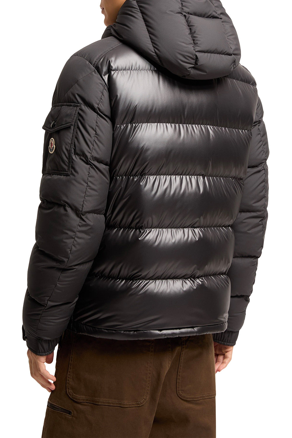 MONCLER Kurze Daunenjacke „Moncler Maya“ mit Kapuze
