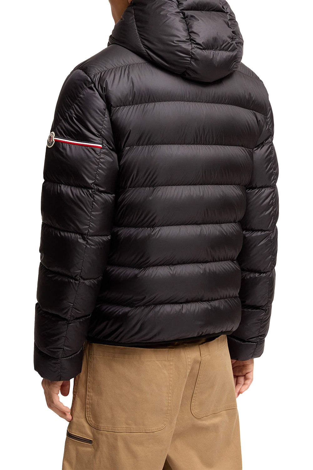 MONCLER 후드 달린 레이븐록 숏 다운 재킷