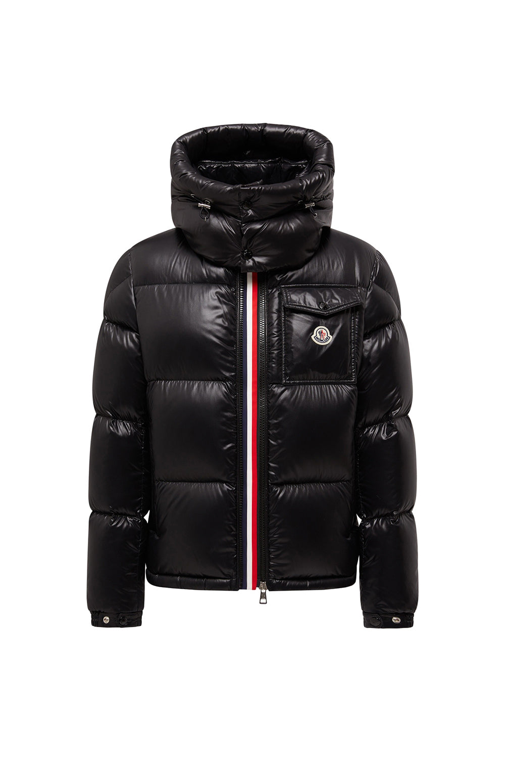 MONCLER Piumino corto con cappuccio Montbeliard
