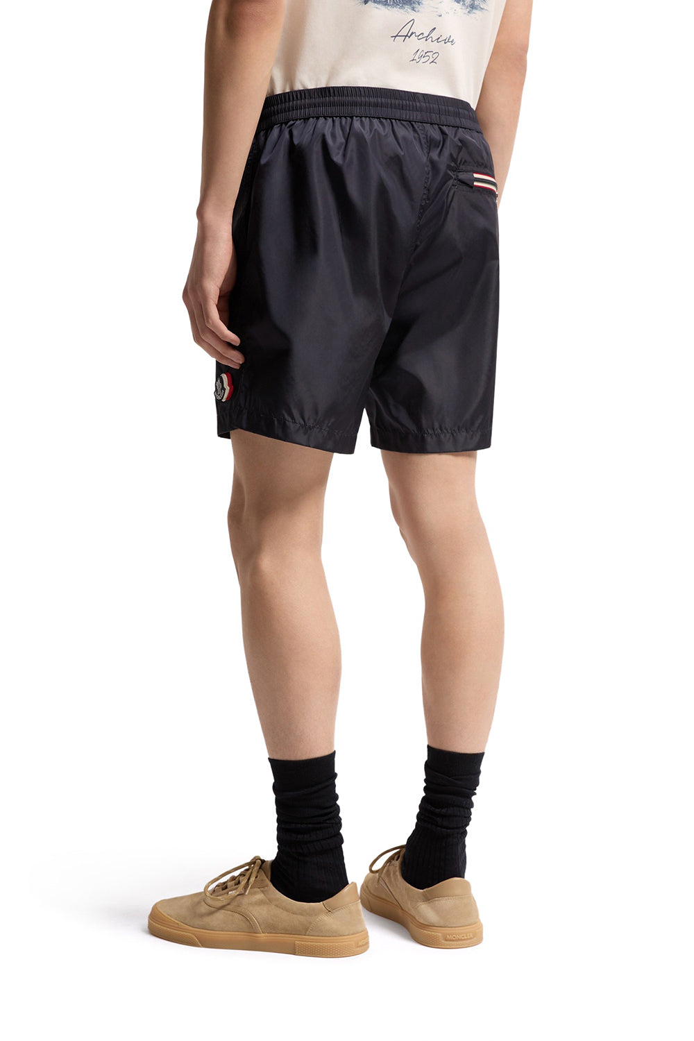 MONCLER Shorts da bagno logati