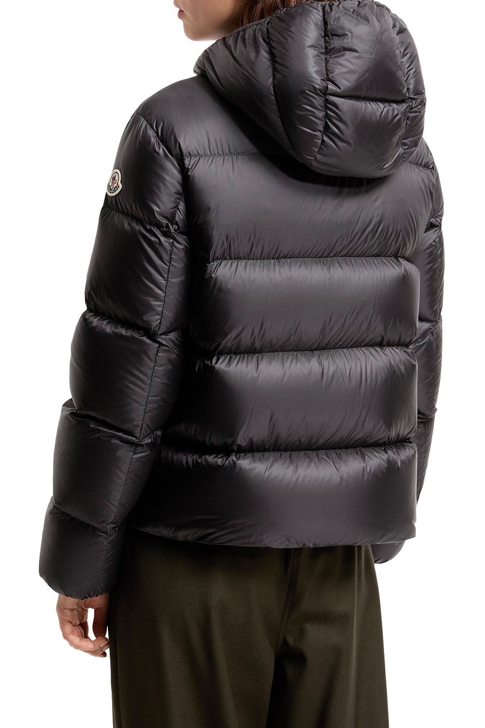 MONCLER 후드 달린 펠리굴레 숏 다운 재킷
