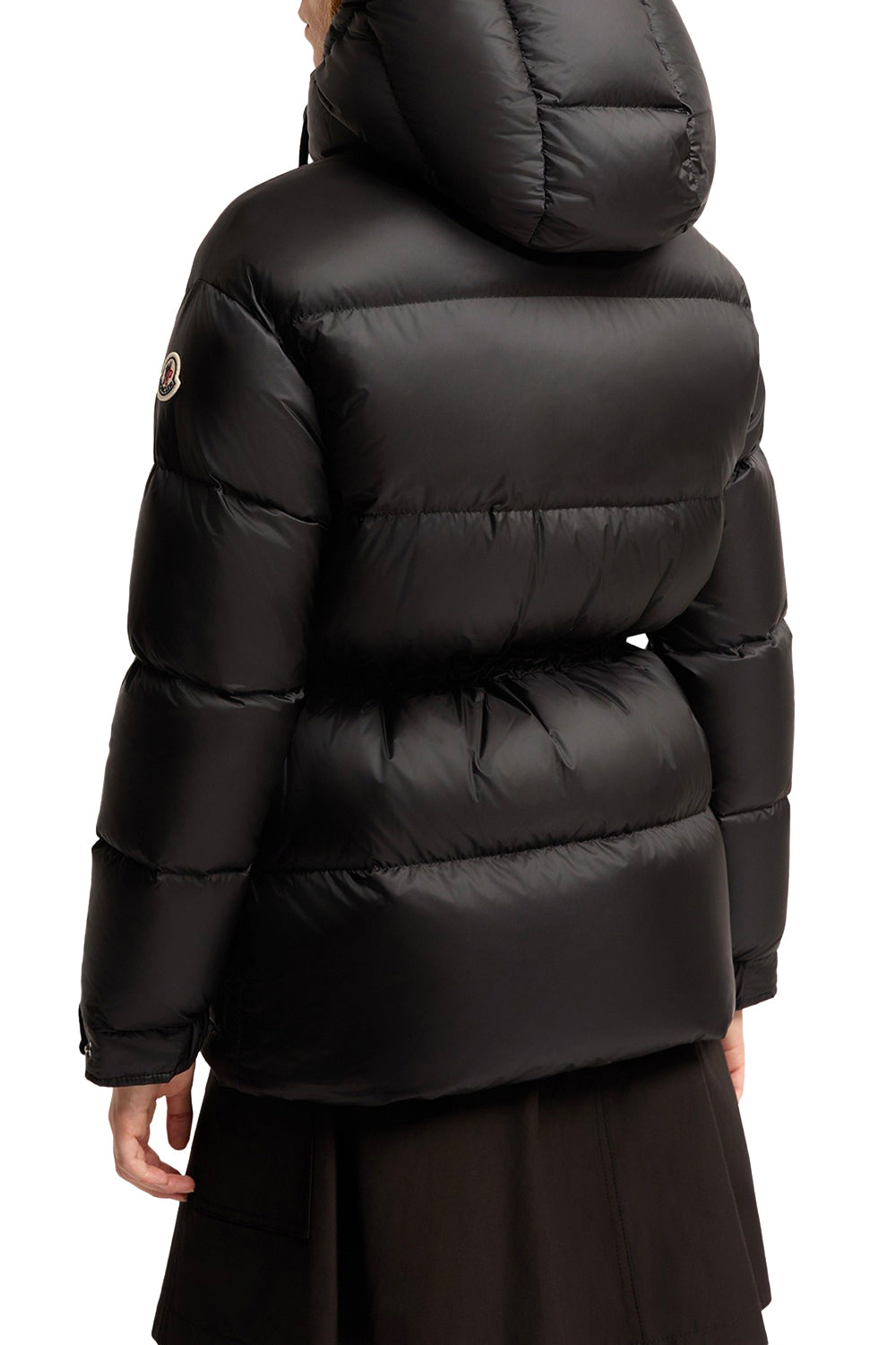 MONCLER Sesie Midi-Daunenjacke mit Kapuze