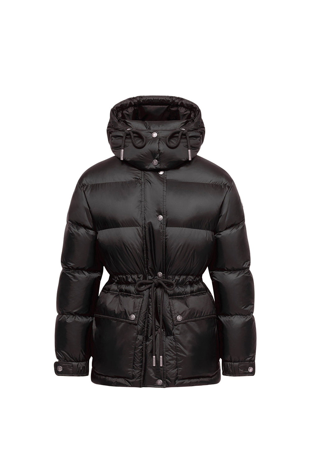 MONCLER Piumino midi Sesie con cappuccio