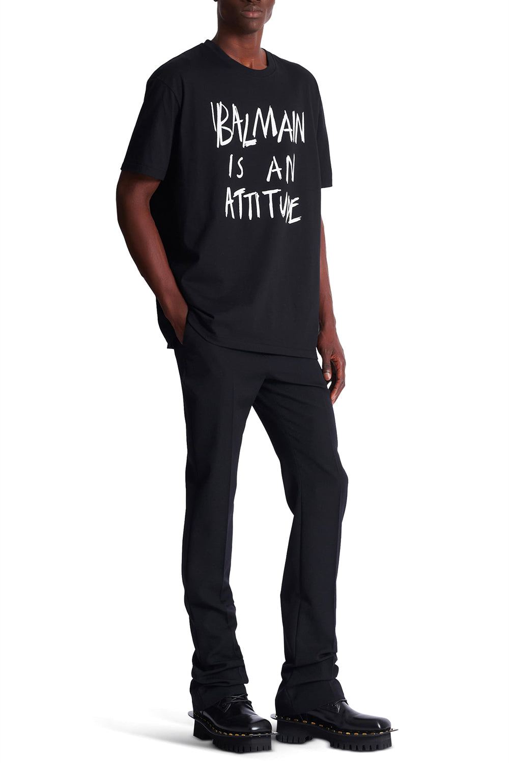 BALMAIN T-shirt con stampa