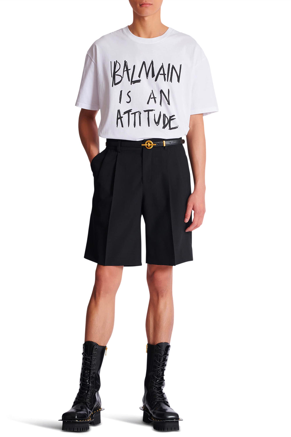 BALMAIN T-shirt con stampa