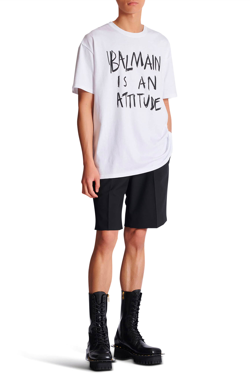 BALMAIN T-shirt con stampa