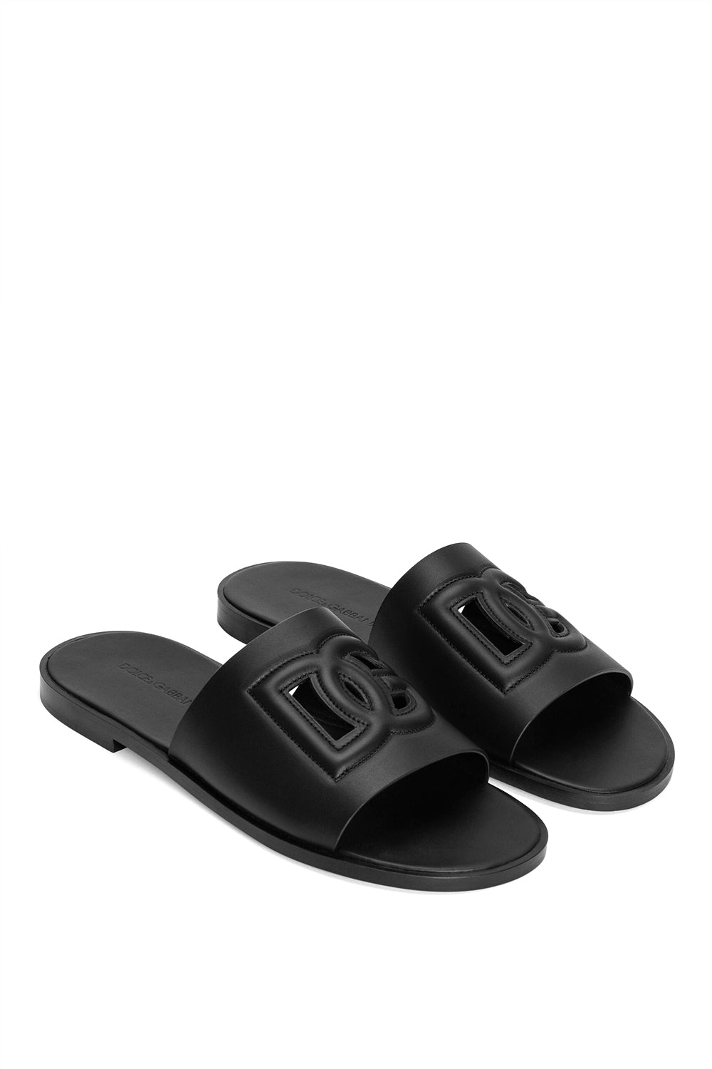 DOLCE & GABBANA Calfskin Slides