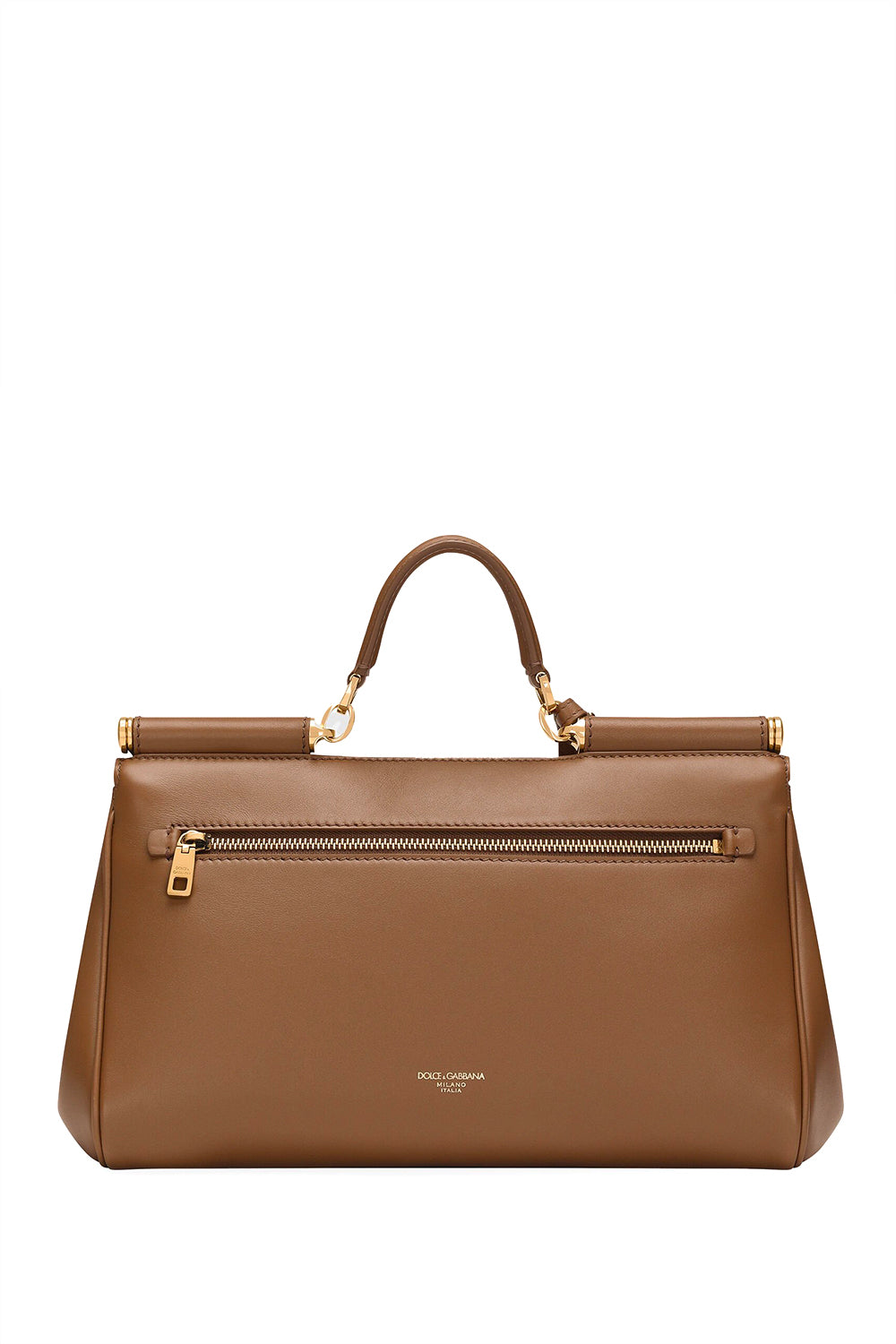 DOLCE & GABBANA Borsa a mano My Sicily in pelle di vitello plongé