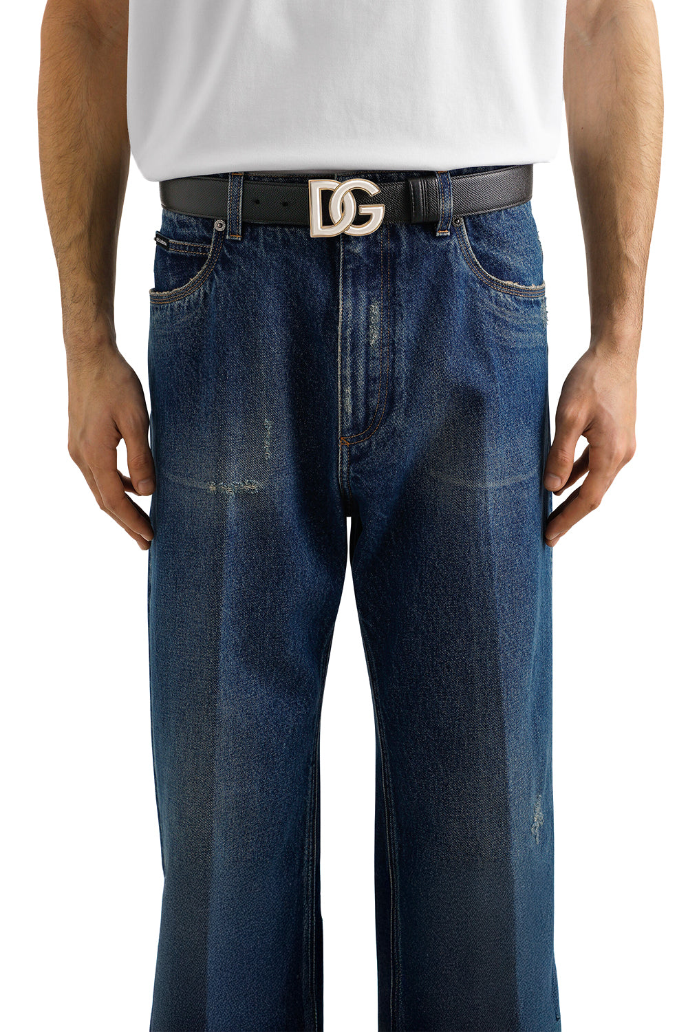 DOLCE & GABBANA Cintura in pelle di vitello