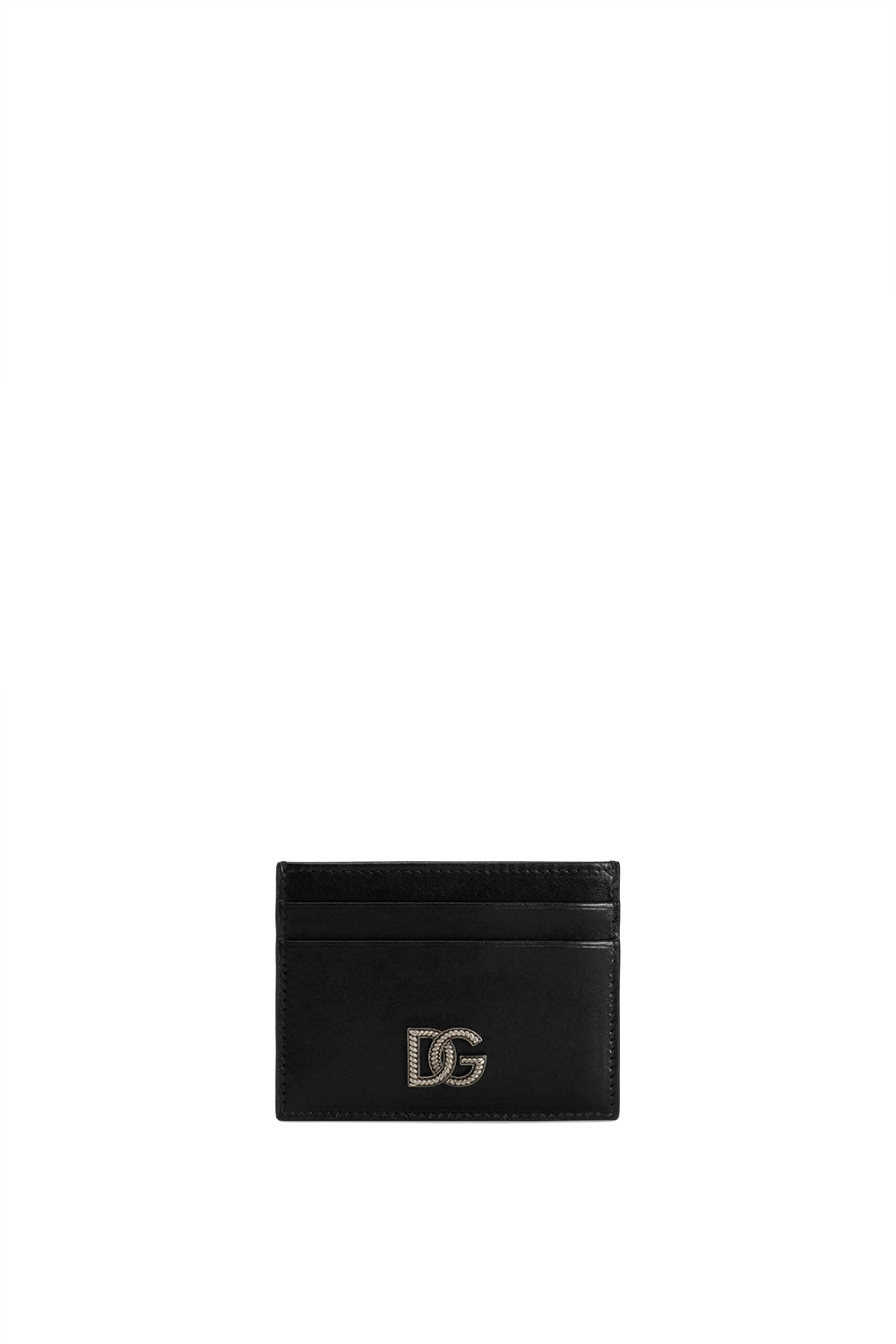 DOLCE & GABBANA Portacarte in pelle di vitello con logo DG