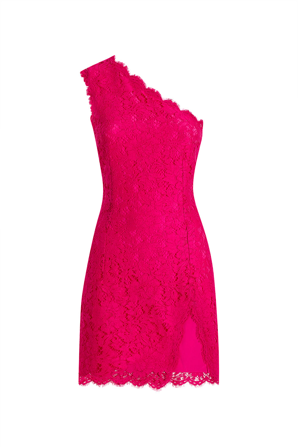 DOLCE & GABBANA Miniabito con spacco in pizzo cordonetto floreale<br>