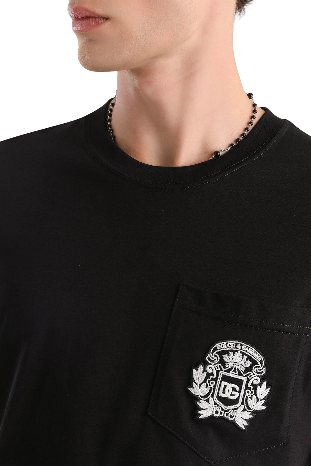 DOLCE & GABBANA 纯棉刺绣T恤