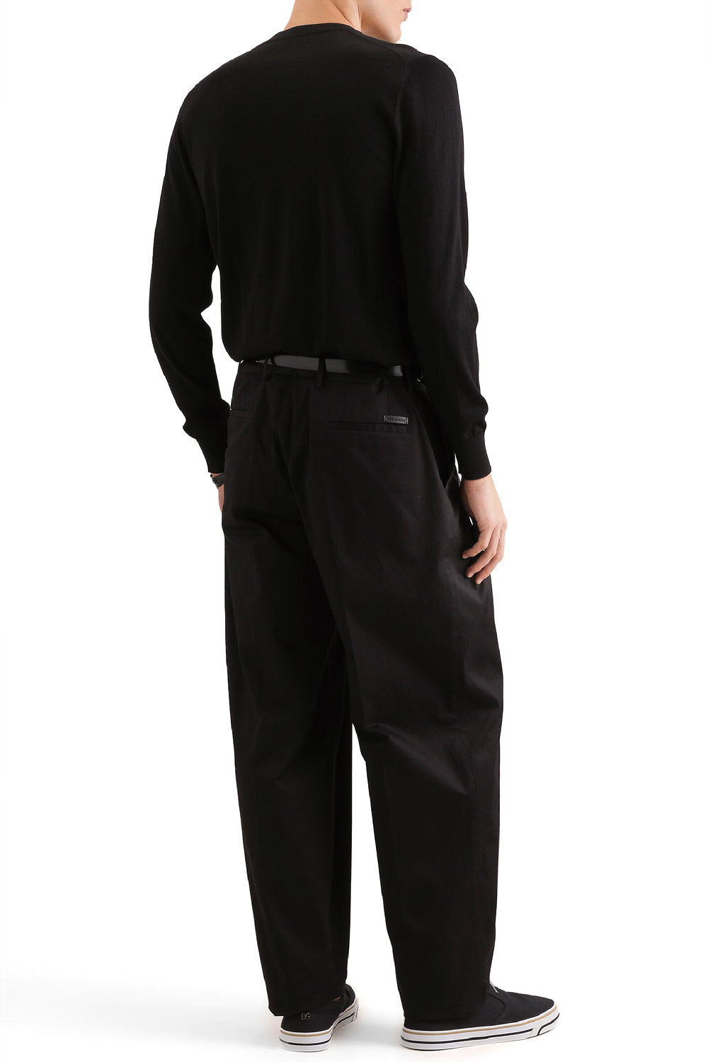 DOLCE & GABBANA Pullover aus Schurwolle mit Stickerei
