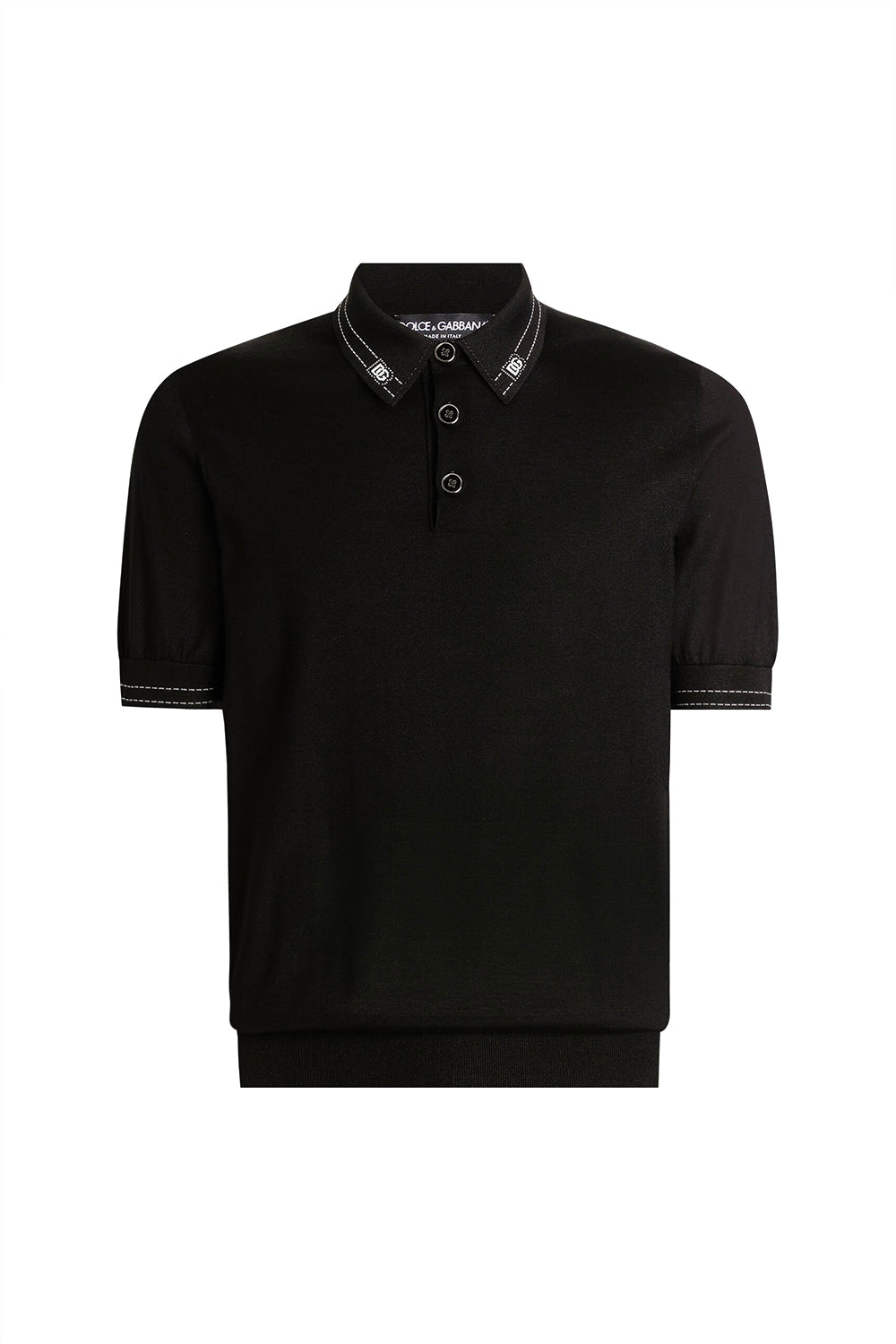 DOLCE & GABBANA 真丝Polo衫