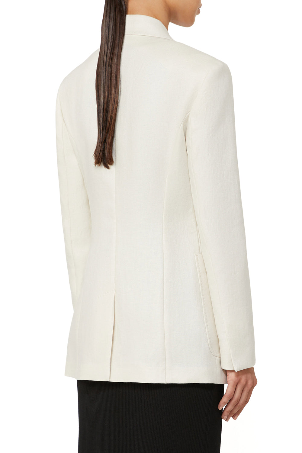 MAX MARA Blazer in tessuto di puro lino "MXMVOLONTA"
