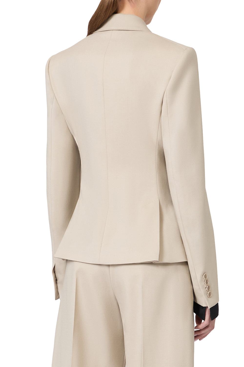 MAX MARA Zweireihiger Blazer aus Wolle, Mohair und Seide „MXSPLACIDO“