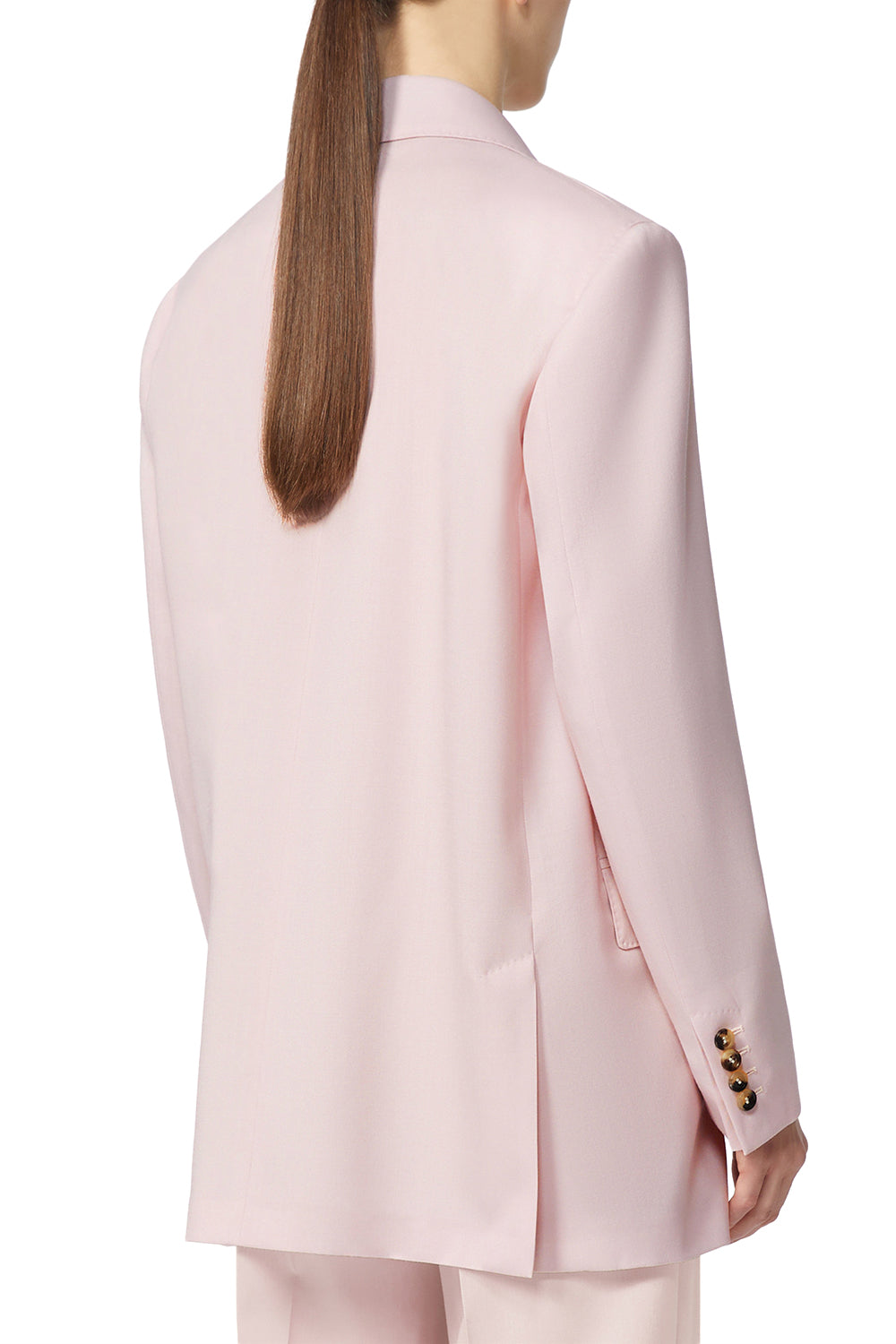MAX MARA Blazer doppiopetto in lana, mohair e seta MXMOMBROSA