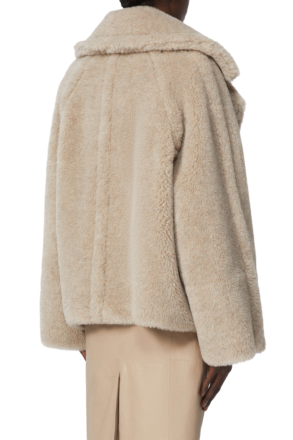 MAX MARA Cappotto in Teddy di alpaca e cachemire MXMCAMBUSA