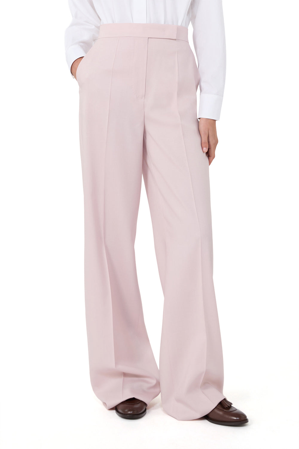 MAX MARA Pantalone in lana, mohair e seta MXMGIRONE