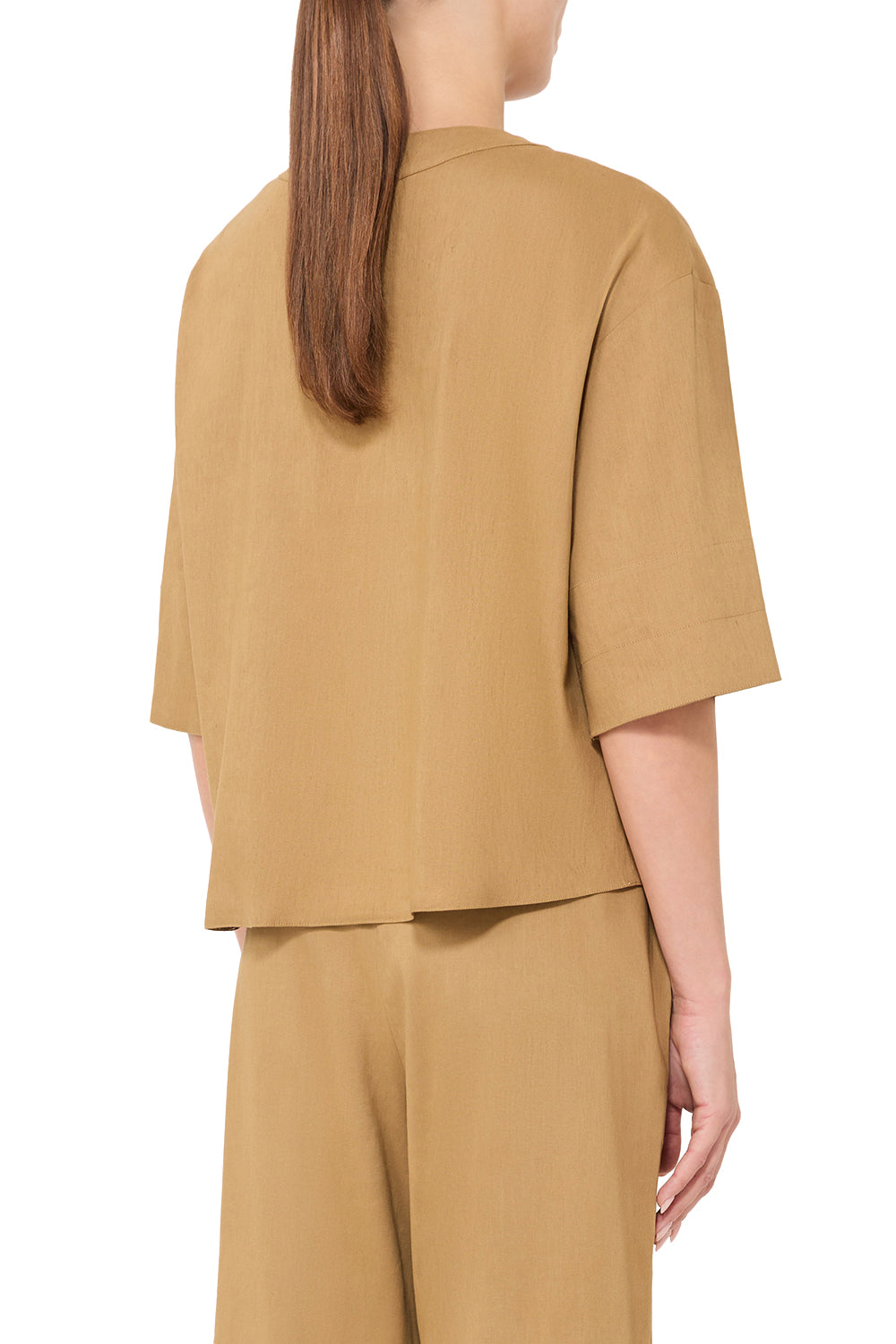 MAX MARA Bluse aus Leinen und Viskose „MXPSOSPIRO“