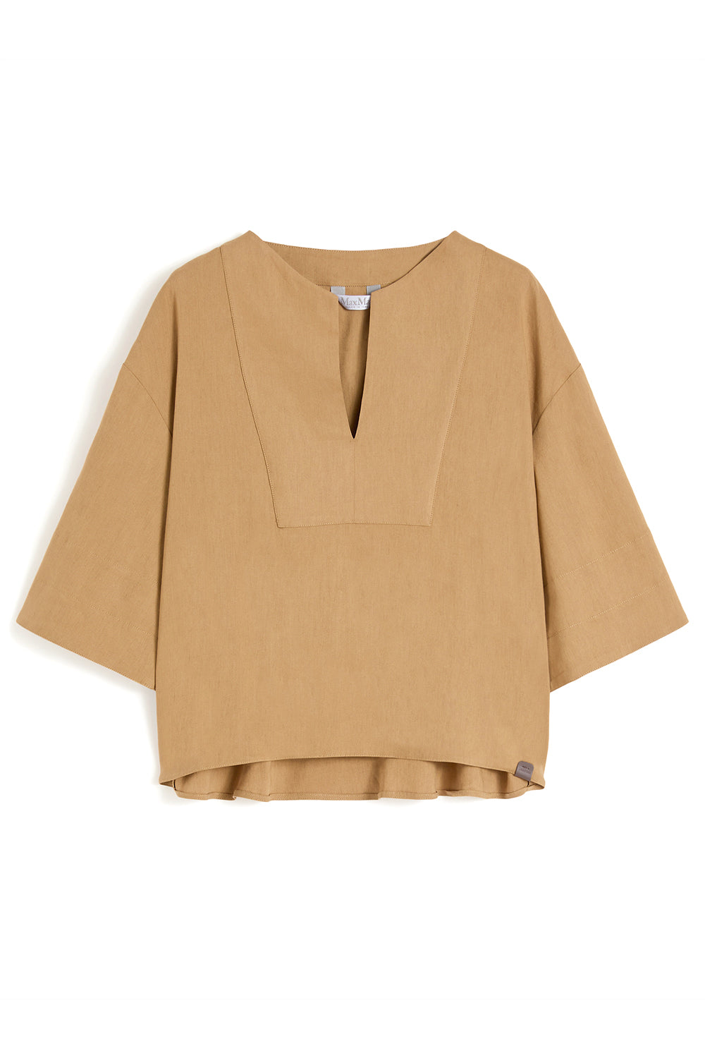 MAX MARA "MXPSOSPIRO" Linen and Viscose Blouse