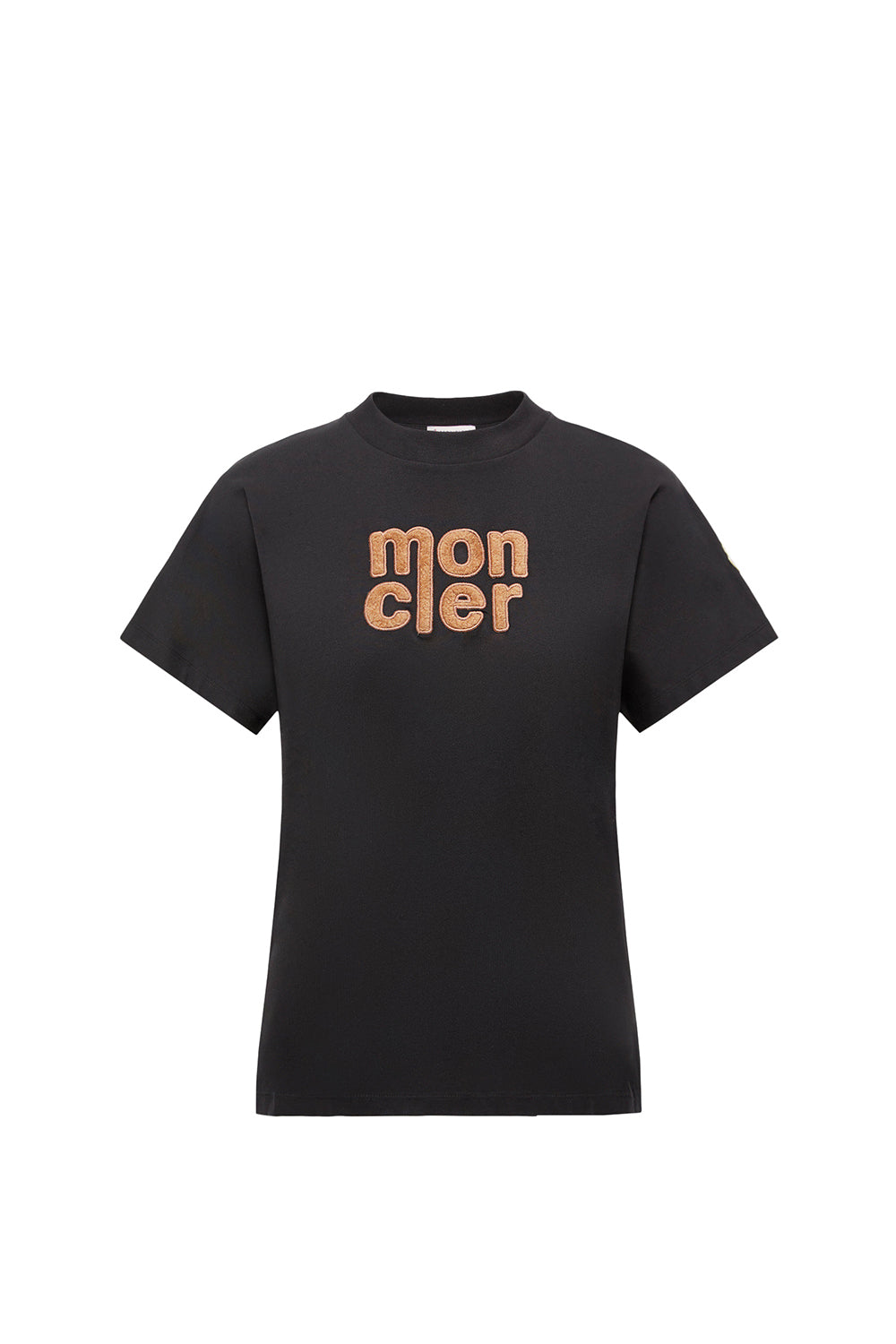MONCLER T-Shirt in Cotone con Logo Teddy