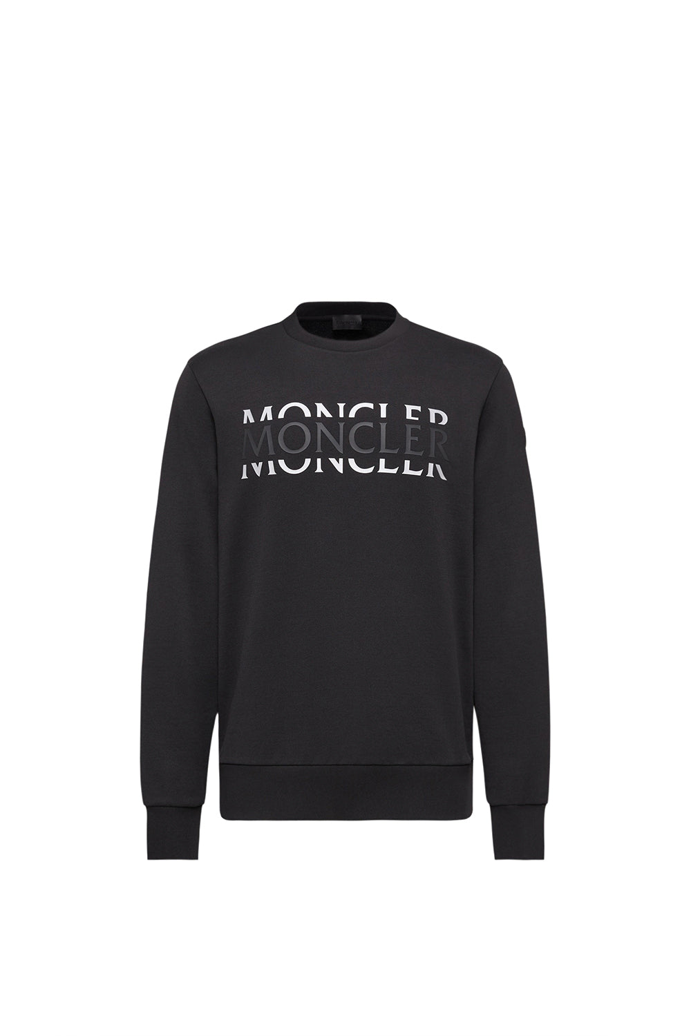 MONCLER T-shirt a maniche lunghe in jersey di cotone con logo