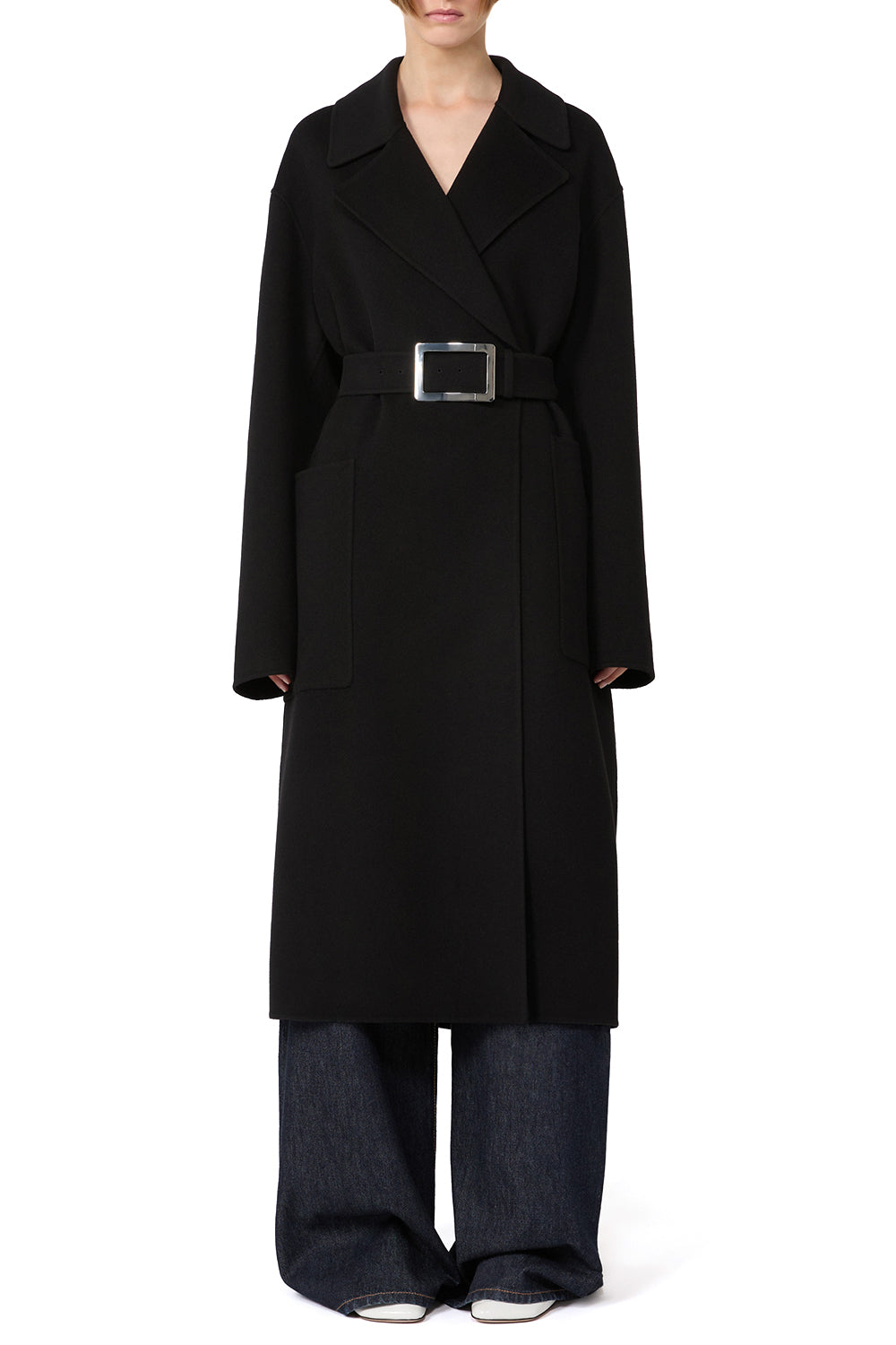 SPORTMAX SPXCOSE 纯羊毛睡袍式大衣