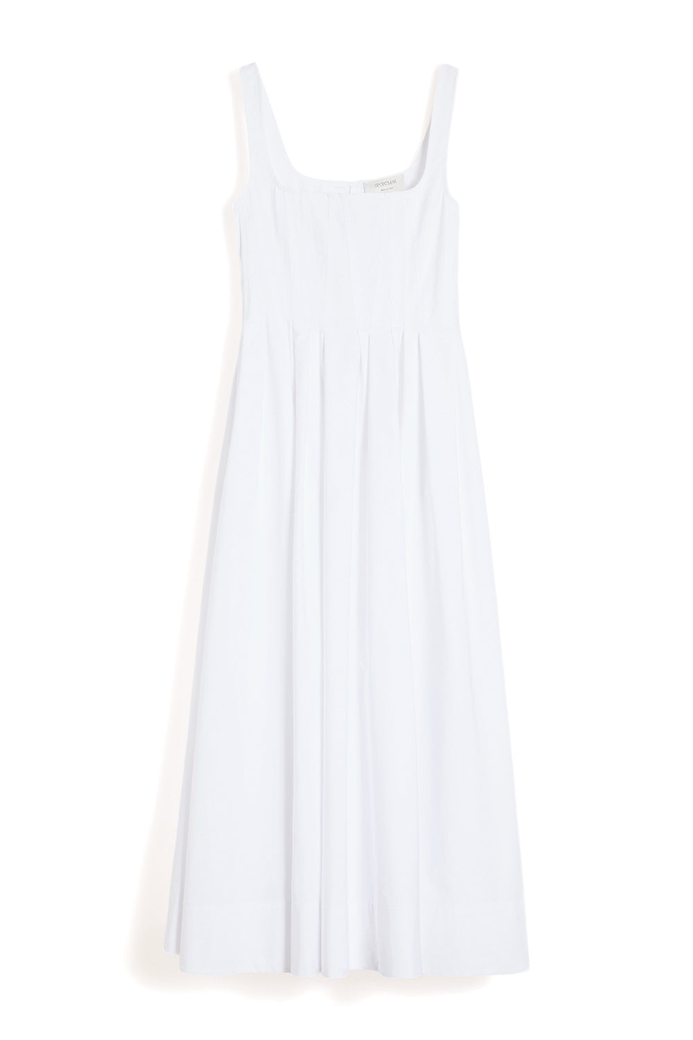 SPORTMAX Abito lungo smanicato in puro cotone "SPXGIRO"