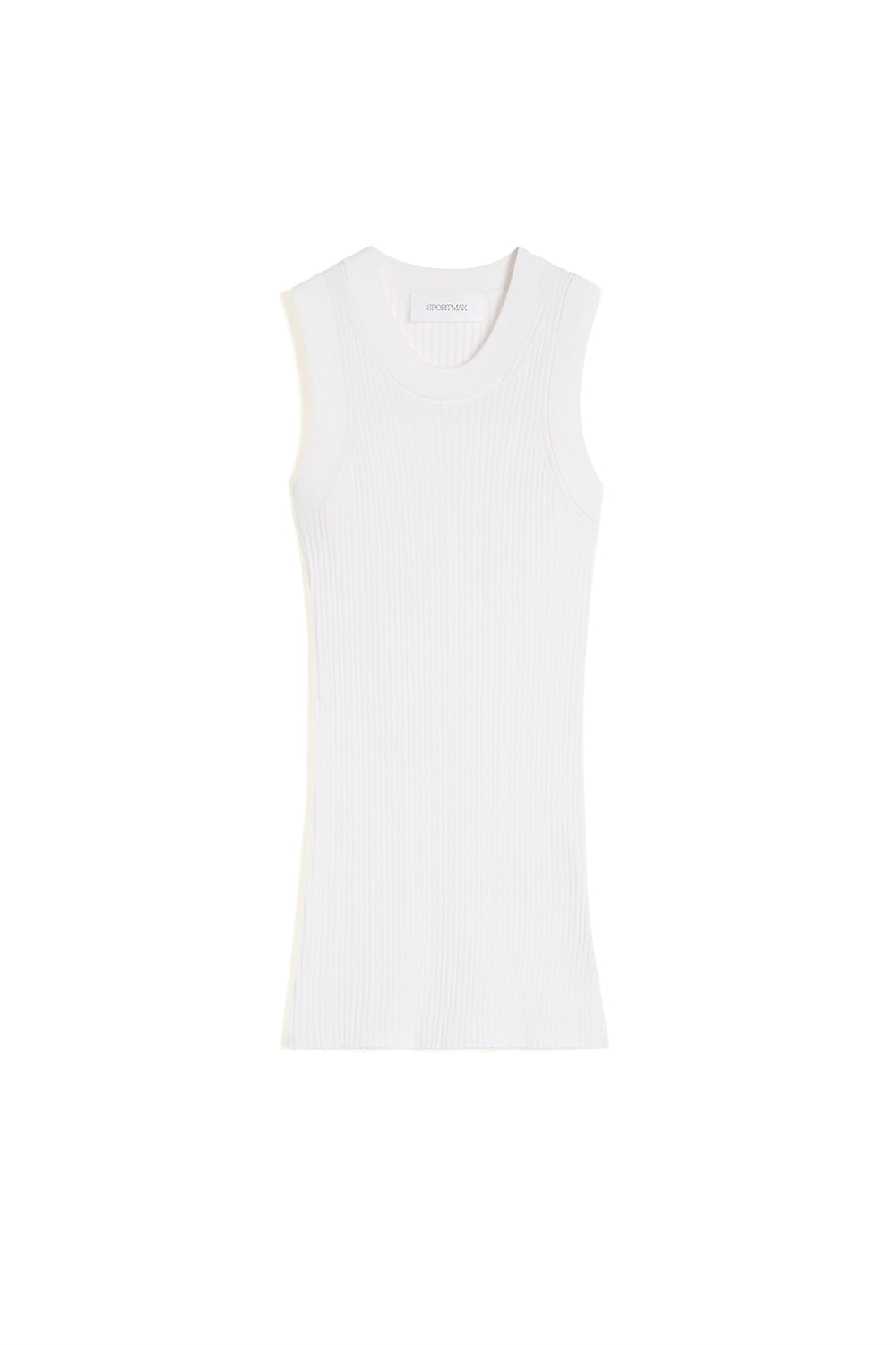 SPORTMAX "SPXTIONE" Cotton Tank Top