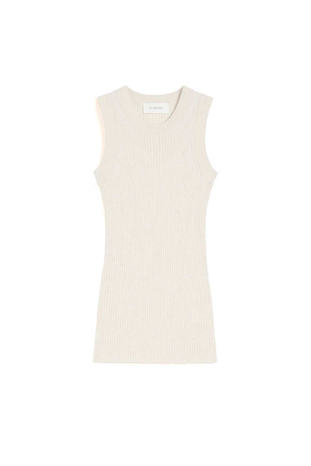 SPORTMAX "SPXTIONE" Cotton Tank Top
