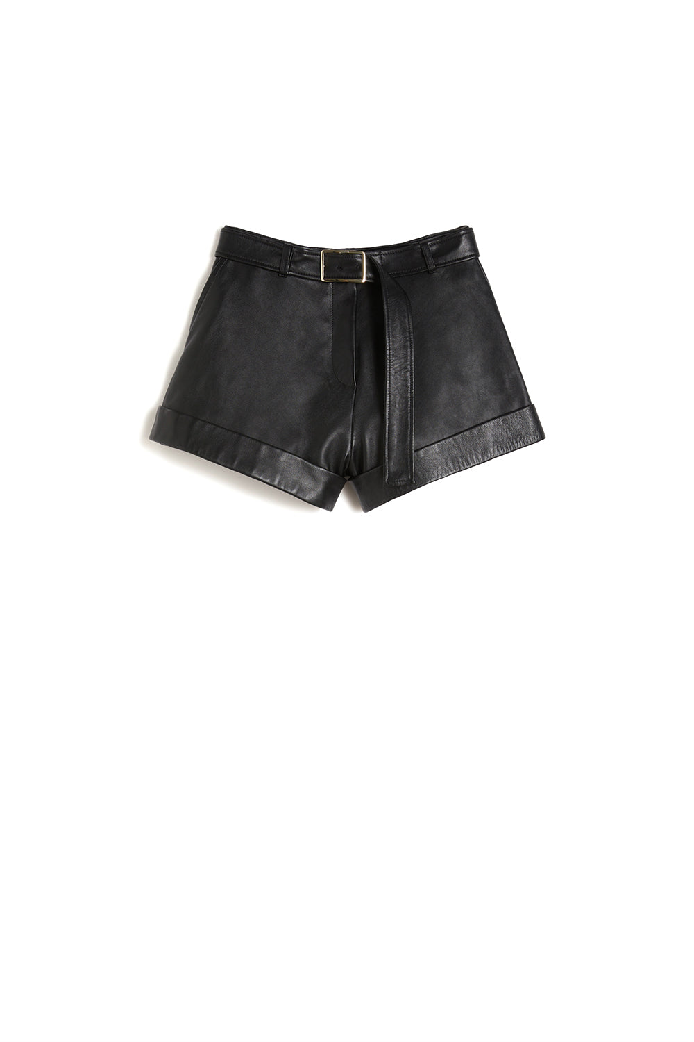 SPORTMAX Leder-Bermudashorts SPXVASAIO