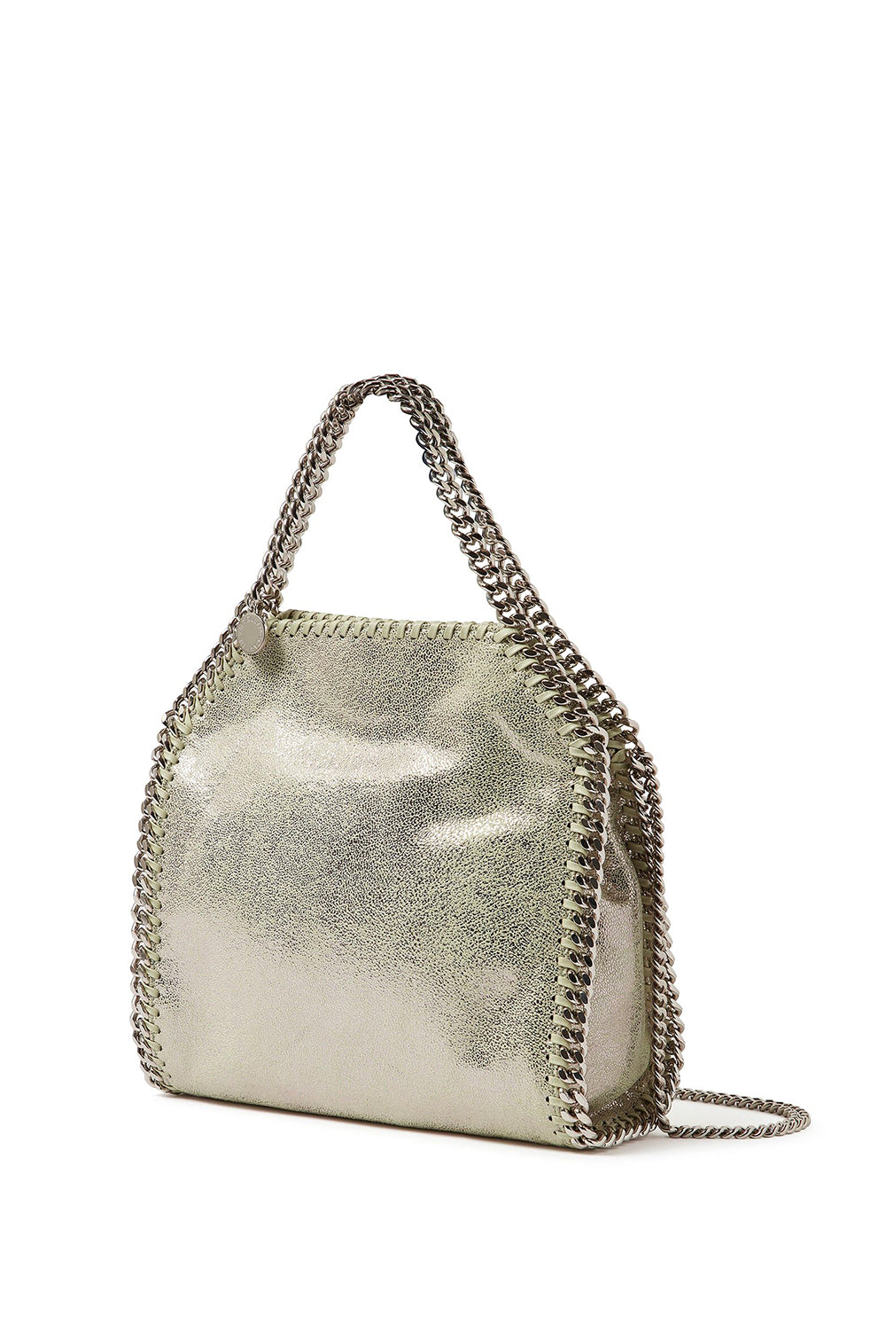 STELLA MCCARTNEY 金属光泽款 Falabella 迷你托特包
